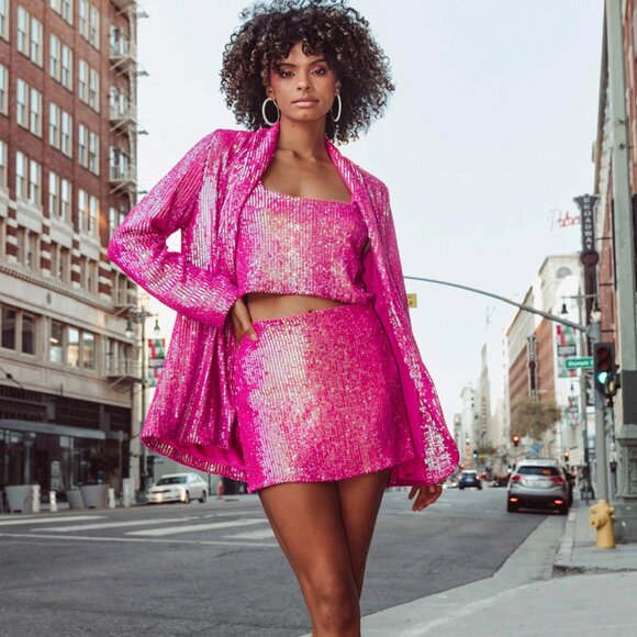 Show Me Your MuMu Jackets & Blazers - Show Me Your Mumu All Night Skort and Dance Blazer